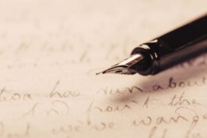 vecchia penna stilografica